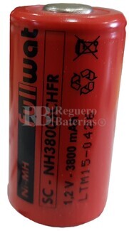 Batera Sub-C 3.800 mAh reparacin pack de bateras S-lengetas