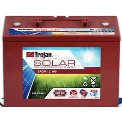 Batera Trojan Solar AGM SAGM 12 105 12 Voltios 105 Amperios