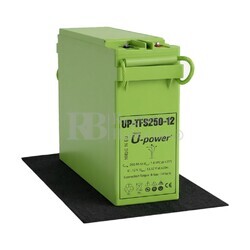 Batera frontal 12 Voltios 250 Amperios AGM U-Power TFS250-12