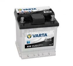 Batería VARTA 12 Voltios 40 Ah Black Dynamic 540 406 034 Ref.A16 EN 340A 175X175X190