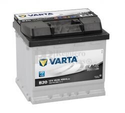 Batera VARTA 12 Voltios 45 Ah Black Dynamic 545 413 040 Ref.B20 EN 400A 207X175X190