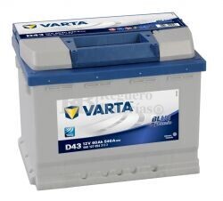 Batera VARTA 12 Voltios 60 Ah Blue Dynamic 560 127 054 Ref.D43 EN 540A 242X175X190