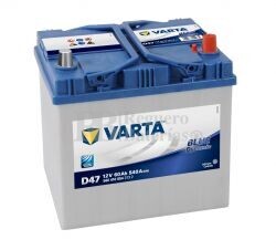 Batera VARTA 12 Voltios 60 Ah Blue Dynamic 560 410 054 Ref.D47 EN 540A 232X173X225