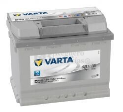 Batera VARTA 12 Voltios 63 Ah Silver Dynamic 563 401 061 Ref. D39 EN 610A 242X175X190
