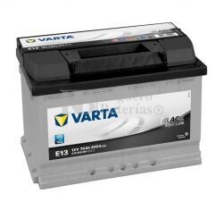 Batería VARTA 12 Voltios 70 Ah Black Dynamic 570 409 064 Ref.E13 EN 640A 278X175X190
