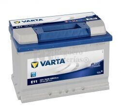 Batera VARTA 12 Voltios 74 Ah Blue Dynamic 574 012 068 Ref.E11 EN 680A 278X175X190