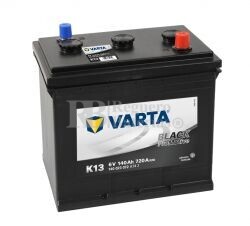 Batera VARTA 6 Voltios 140 Ah Promotive Black 140 023 072 Ref.K13 EN 720A 260X175X236