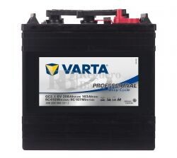Batería VARTA 6 Voltios 208 Ah Profesional Deep Cycle 300 208 000 Ref.GC2_1 260X181X283