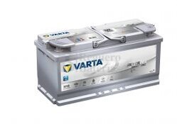 Batería VARTA START-STOP 12 Voltios 105 Ah Silver Dynamic AGM 605 901 095 Ref.H15 EN 950A 393X175X190