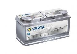 Batera VARTA START-STOP 12 Voltios 105 Ah Silver Dynamic AGM 605 901 095 Ref.H15 EN 950A 393X175X190