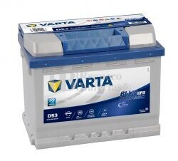 Batera VARTA START-STOP 12 Voltios 60 Ah Blue Dynamic EFB 560 500 056 Ref.D53 EN 560A 242X175X190