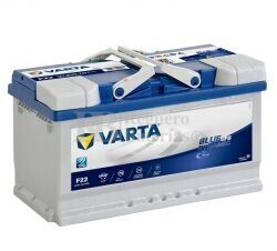Batera VARTA START-STOP 12 Voltios 80 Ah Blue Dynamic EFB 580 500 073 Ref.F22 EN 730A 315X175X190