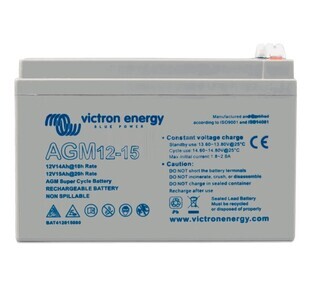 Bater�a Victron Energy AGM Super Cycle 12 Voltios 15 Amperios