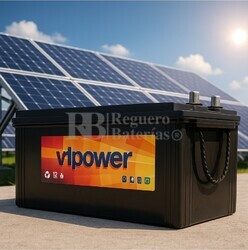 Batera VT Power Solar 12 Voltios 250 Amperios sin mantenimiento