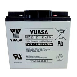 Batera Yuasa 12 Voltios 22 Amperios REC22-12
