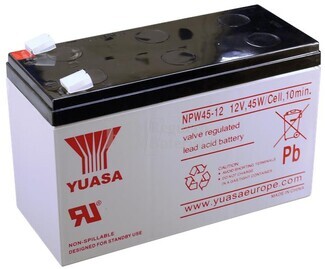 Yuasa Bateria Yuasa NPW45-12 YUA 109  12 V 9 Ah  plomo ácido batería de plomo ácido 