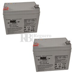 2 Bateras 12 Voltios 35 Amperios MK MU1SLD-M2 