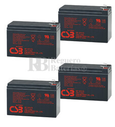 Bateras CSB GP1272 para SAI Pack 4 Bateras 