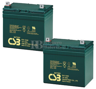Bateras de reemplazo para SAI ( Pack 2 Bateras ) 2XEVX12340