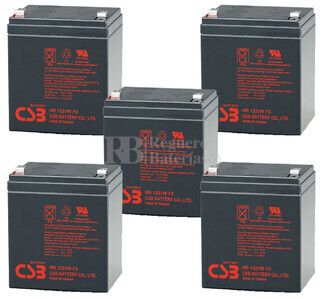 Bateras para SAI pack 5 Bateras HR1221WF2