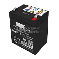 Bater�as para Gr�a el�ctrica Lifty 5 12 Voltios 2.9 Amperios MK ES2.9-12