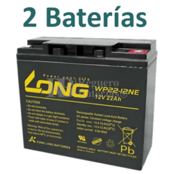 Baterías para Invacare Lynx SX-3P 12V 22A