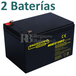 2 Bateras para Patn eZip E-400 12 Voltios 14 Amperios