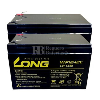 Bateras para patinete Roan 350W 12 Voltios 12 Amperios WP12-12 Long