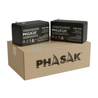Bateras para SAI Phasak Conqueror Pro Online PH 8010