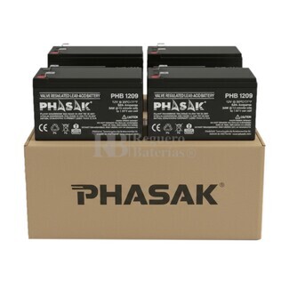 Bateras para SAI Phasak Conqueror Pro Online PH 8020