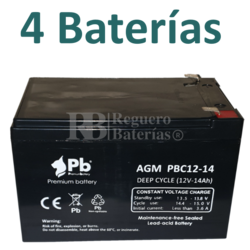 Baterías Patín IMR 2100W 12V 14A