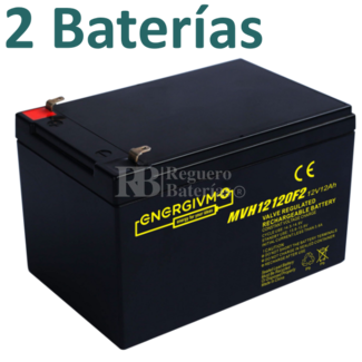 Baterías Patín Roan 350W R4 12V 12AH