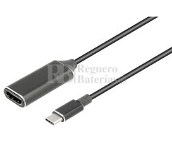 Cable adaptador USB C 3.1 a HDMI 4K a 30Hz y 3D, 0,20cm