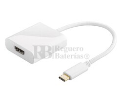  Cable adaptador USB C 3.1 Macho a Hembra HDMI 4K, 0.2m
