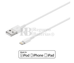  Cable USB-A 2.0 a Apple Lightning iPhone5/6/7, iPad4 0.5 metros