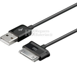 Cable USB-A 2.0 macho a SAMSUNG Galaxy Tab 1.2 metros