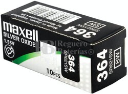 Caja 10 Pilas de Maxell SR621SW - 364