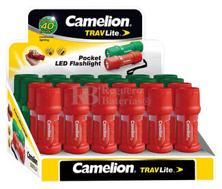  Caja convertible en expositor 24 linternas LED de bolsillo