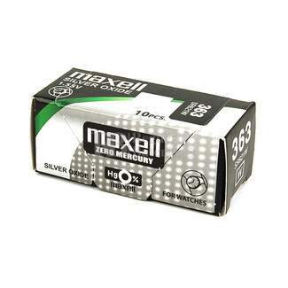 Caja de 10 pilas reloj Maxell 363 SR621W oxido de plata