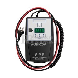 Cargador 12 Voltios 25 Amperios para bateras AGM semi-traccin entre 220 a 315 Amperios CBHF2-1225AGM