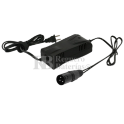 Cargador 36 Voltios 1.9 Amperios Movilidad XLR