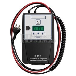 Cargador 48 Voltios 20 Amperios bater�as con mantenimiento S.P.E CBHF2 48-20