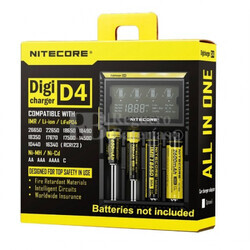 Cargador batera Litio Digital D4 Nitecore