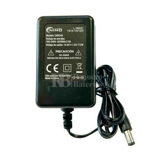 Cargador bateras y pack de Litio-Ion de 14.4V a 1.2 Amperios