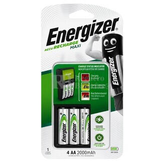 Cargador Energizer Recharge Maxi para pilas AA y AAA NiMH CHVCM4