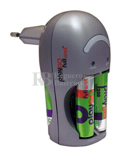 Cargador para bateras recargables AA y AAA Ni-Cd - Ni-MH Fullwat FUCE007