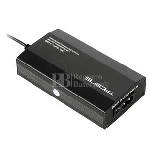 Cargador porttil  Tacens dual casa y coche 100W aluminio dual 12 tips mas USB 5ORISDUALII100