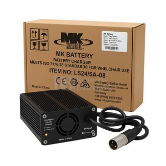 Cargador Scooter Movilidad MK | LS24-5 24 Voltios 5 Amperios