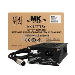 Cargador Sillas Movilidad MK LS24/5 | 24 Voltios 5 Amperios