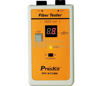 Comprobador de cables SC de fibra ptica Proskit 3PK-NT018N-SC